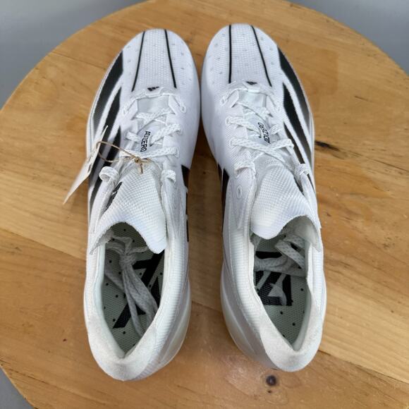 Adidas SM Adizero Electric Mens Size 10.5 Football Cleats White Black IH5030 NEW main image 6